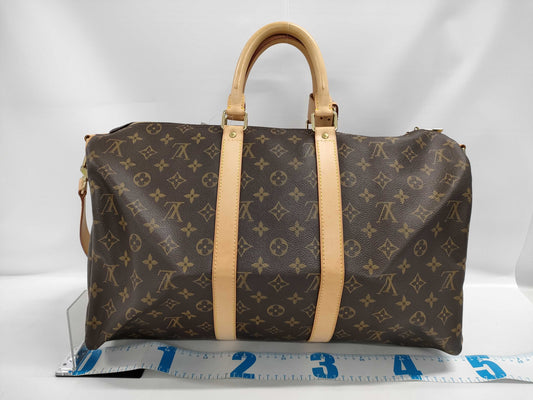 LOUIS VUITTON Monogram M41418 Keepall Bandouliere 45 Boston Bag