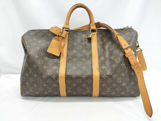 LOUIS VUITTON Monogram M41416 Keepall Bandouliere 50 Boston Bag