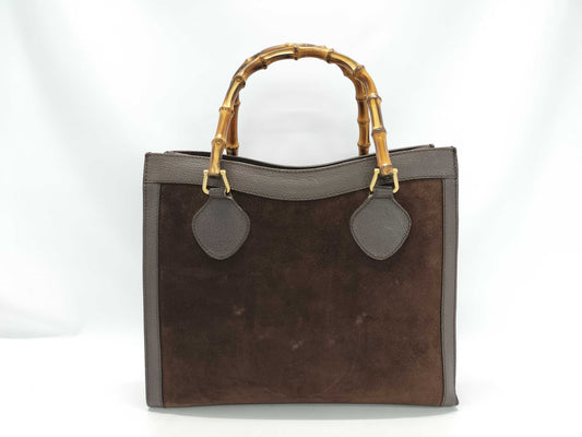 GUCCI Bamboo Tote Bag with Interior Deterioration