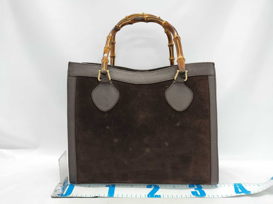 GUCCI Bamboo Tote Bag with Interior Deterioration