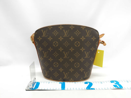 LOUIS VUITTON Monogram M51290 Drouot Shoulder Bag