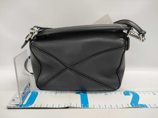 LOEWE Mini Puzzle 2-way Black Shoulder Bag