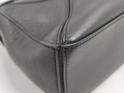 LOEWE Mini Puzzle 2-way Black Shoulder Bag