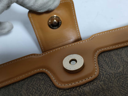 GUCCI Logo Jacquard Shoulder Bag