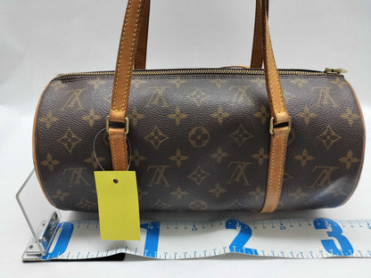 LOUIS VUITTON Monogram M51385 Papillon 30 Handbag with Pouch