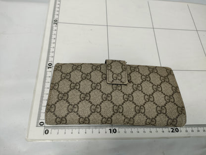 GUCCI 212104 Supreme GG Pattern Long Wallet