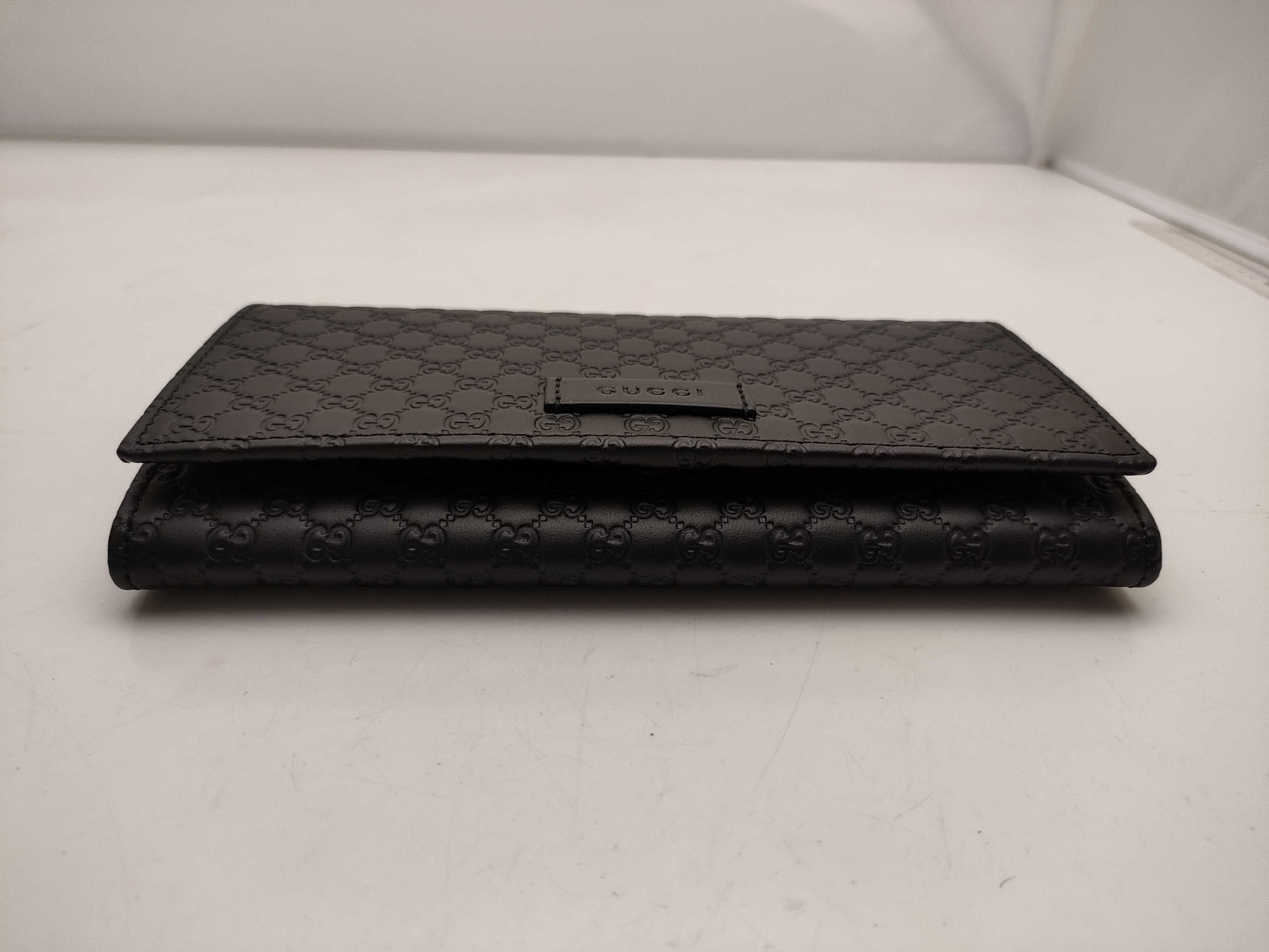 GUCCI Shima Micro GG Long Wallet Black 449396 Wallet