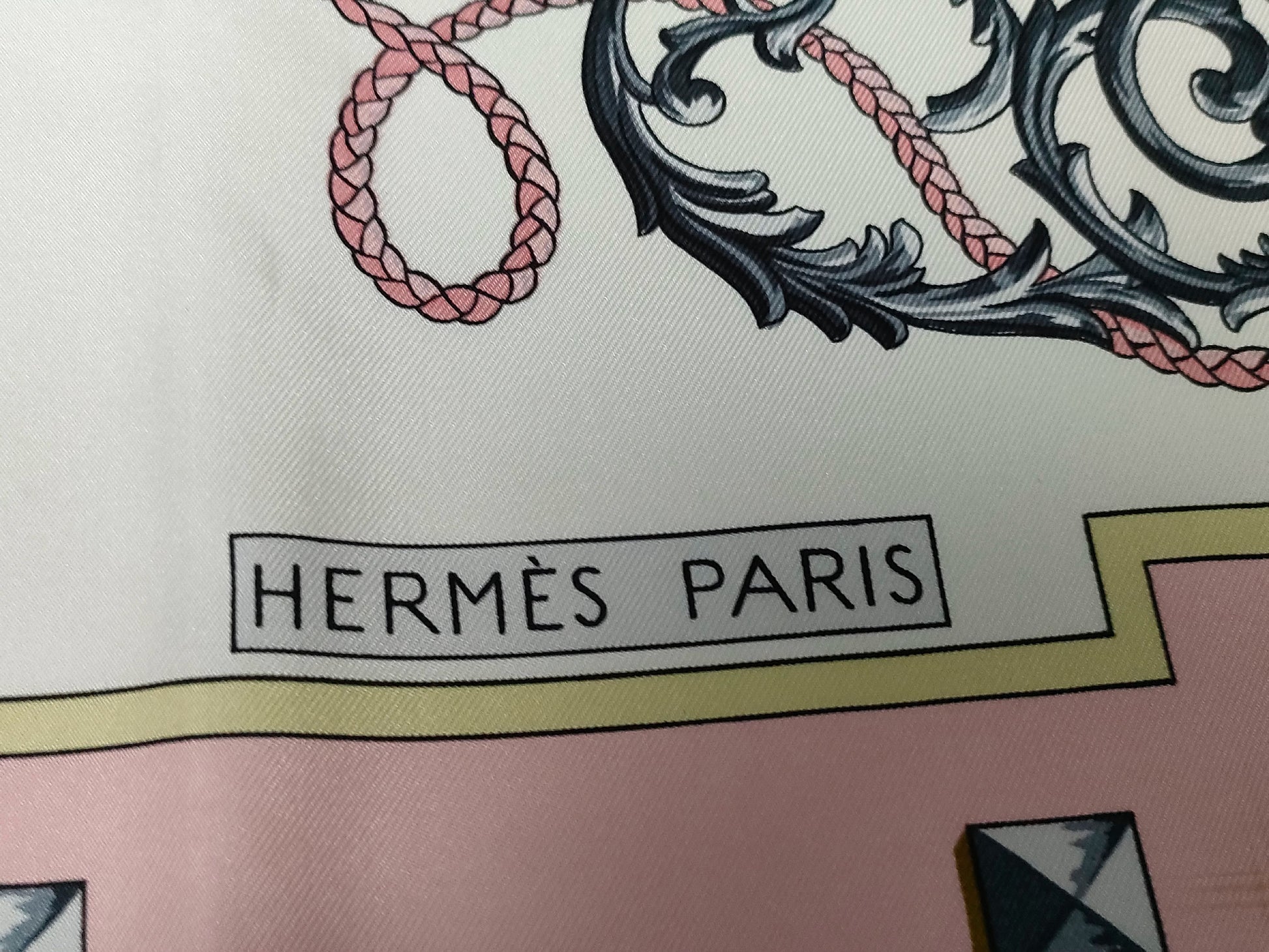 HERMES Carré 90 LES CRES Scarf