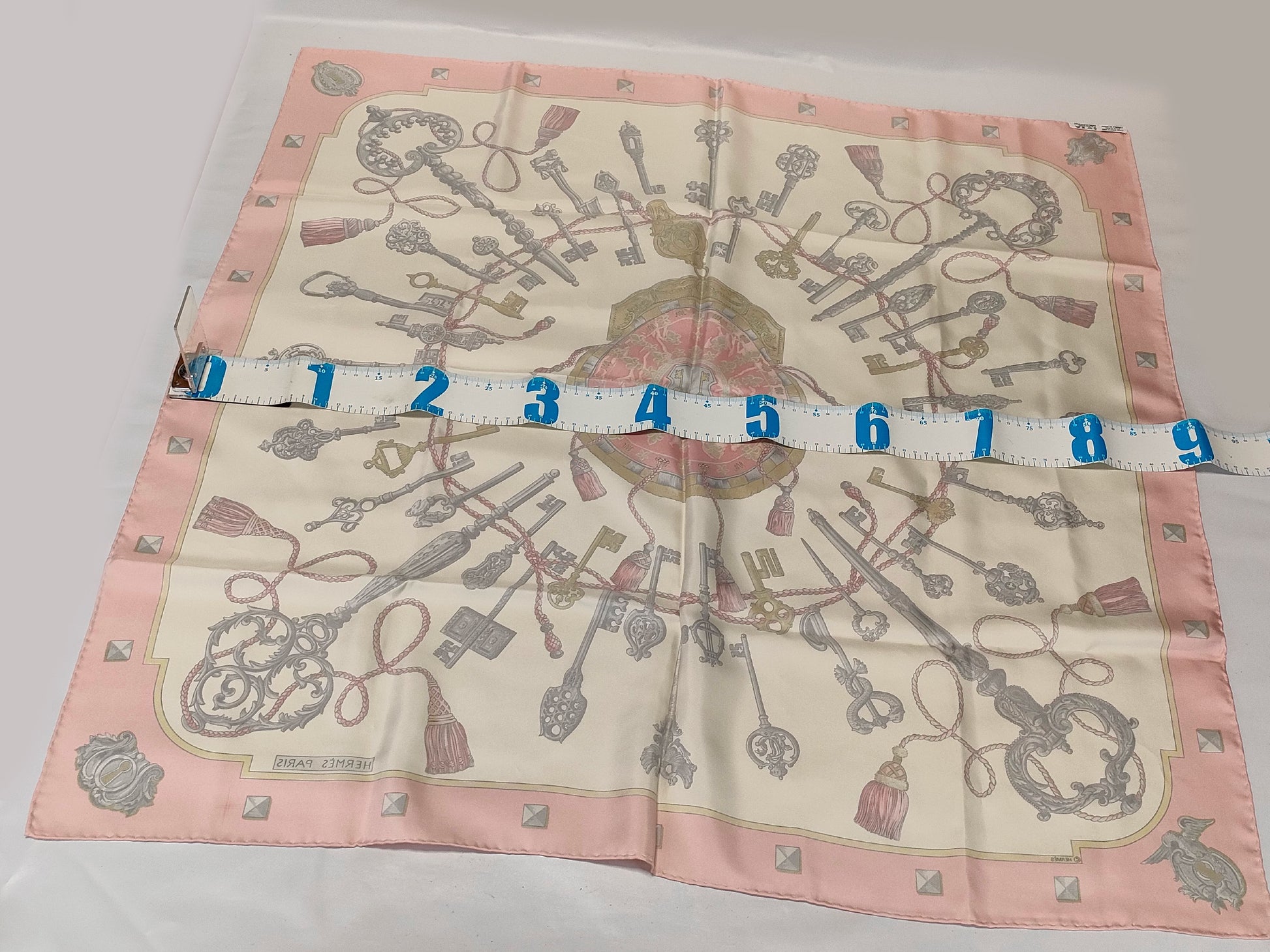 HERMES Carré 90 LES CRES Scarf