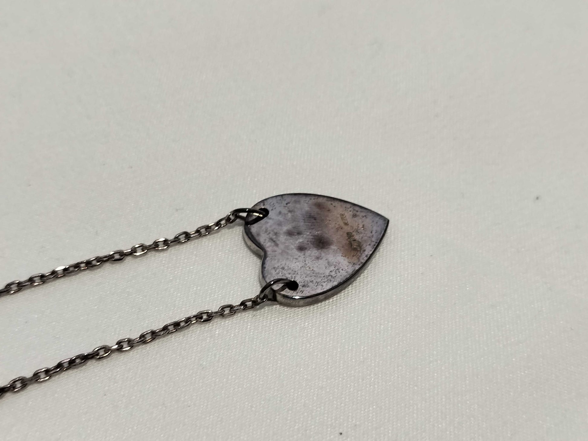 GUCCI 925 Heart SV925 8.0g Necklace