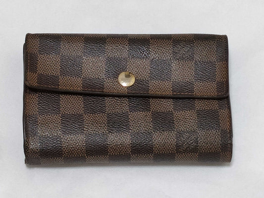 LOUIS VUITTON Damier Portefeuille Alexandra Wallet