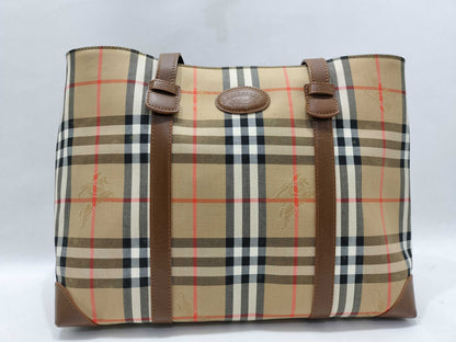 Burberry Check Tote Bag