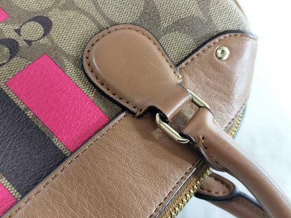 COACH Signature Bennett Boston Bag