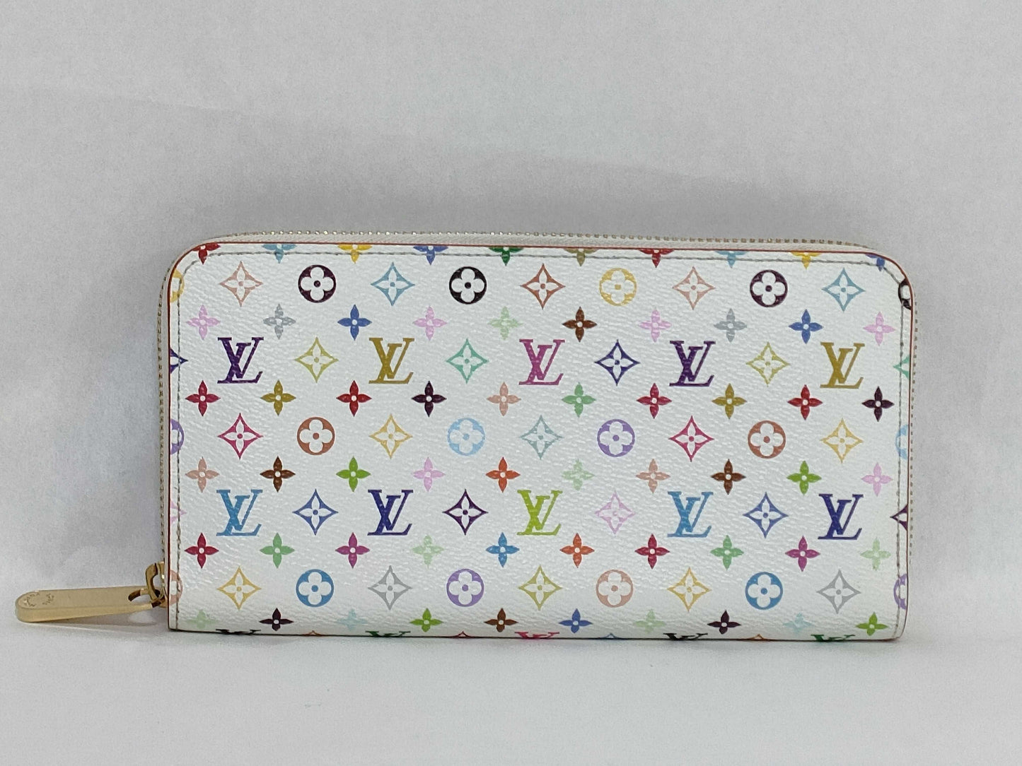 LOUIS VUITTON Monogram Multicolore M13922 LV×TM Zippy Wallet
