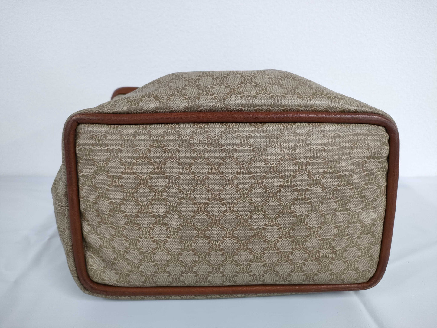 CELINE Canvas Handbag with GD Hardware