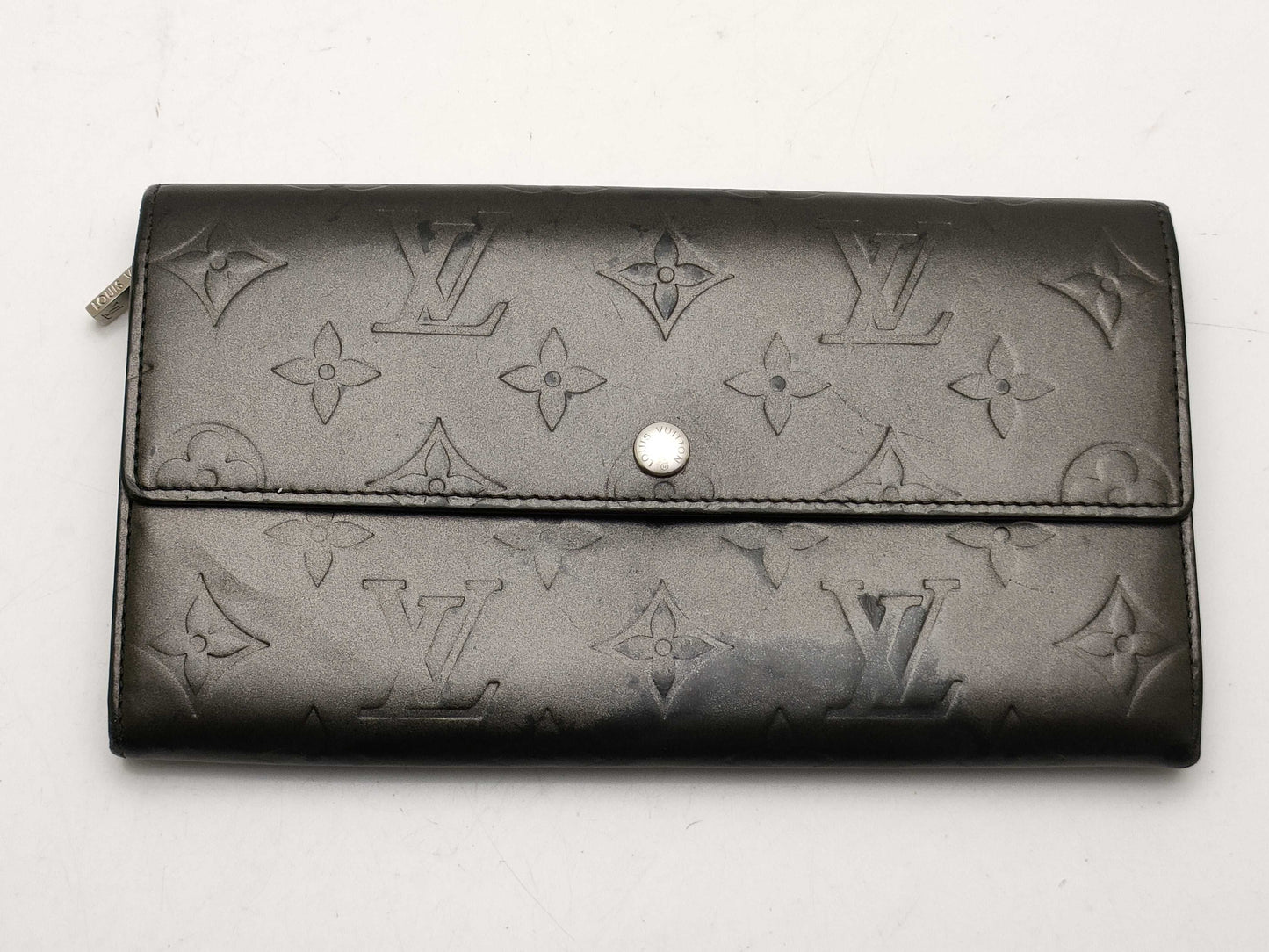 LOUIS VUITTON Monogram Matte Portefeuil Sara M65142 Wallet