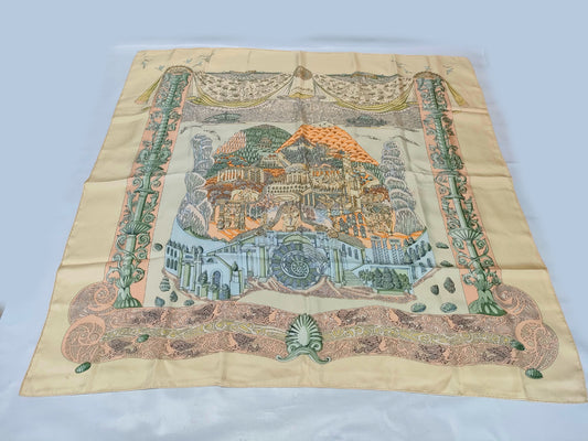 HERMES Carré 90 LATLANTIDE Scarf