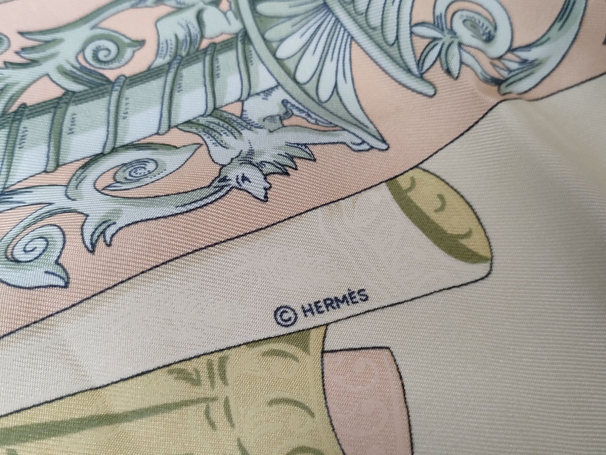 HERMES Carré 90 LATLANTIDE Scarf