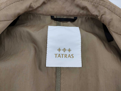 TATRAS: Beige trench coat with down vest