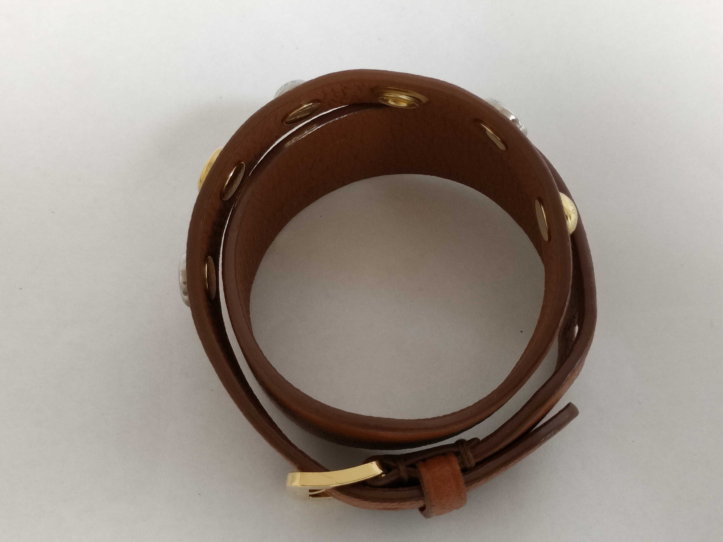 LOUIS VUITTON Leather Bracelet/Bangle Brassle Spike It Bracelet Bangle
