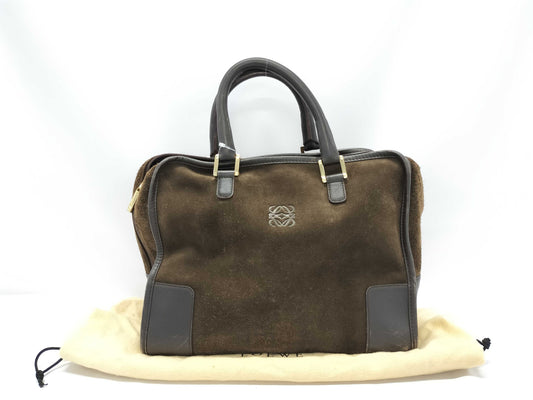 LOEWE Amazona Suede Tote Bag