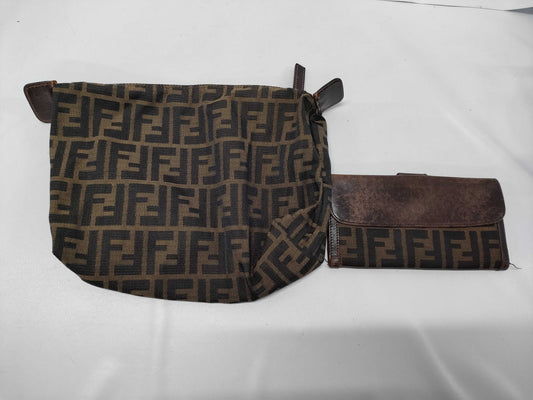 FENDI Zucca Pouch/Wallet Set Other Accessories