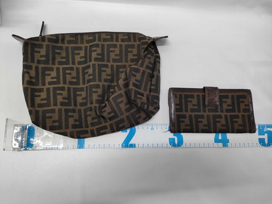 FENDI Zucca Pouch/Wallet Set Other Accessories
