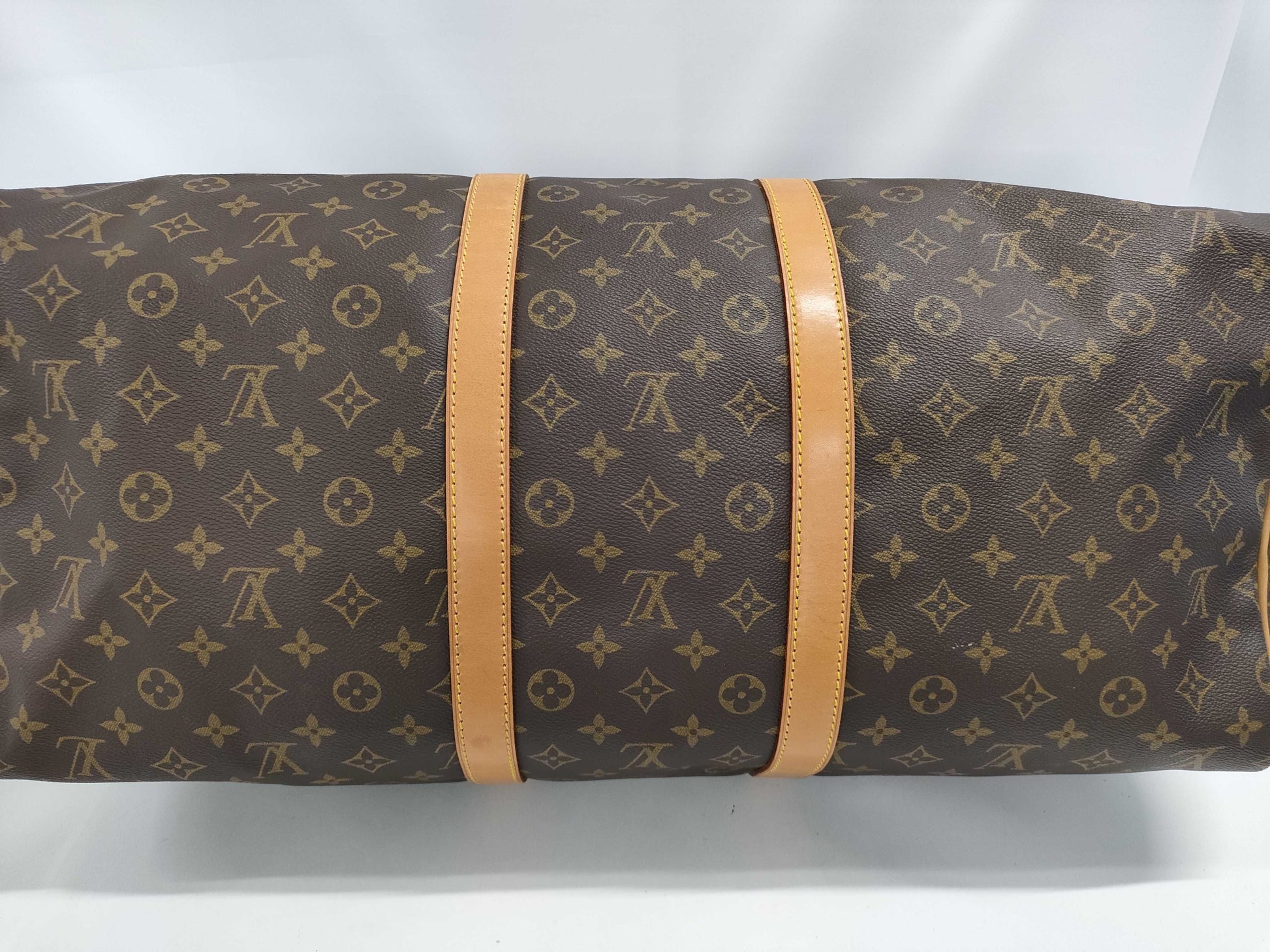 LOUIS VUITTON Monogram M41424 Keepall 55 Boston Bag