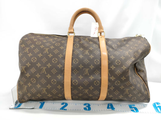 LOUIS VUITTON Monogram M41424 Keepall 55 Boston Bag