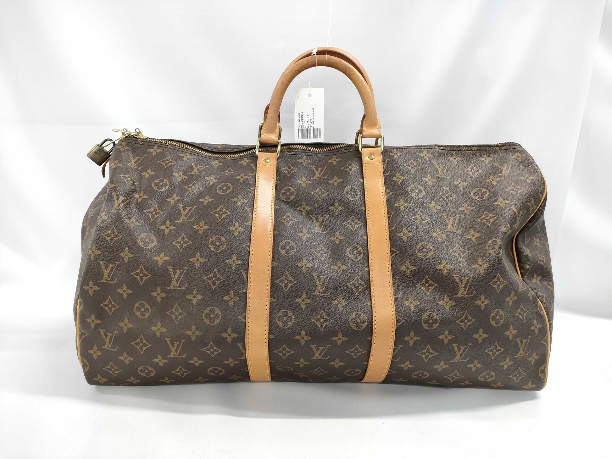 LOUIS VUITTON Monogram M41424 Keepall 55 Boston Bag