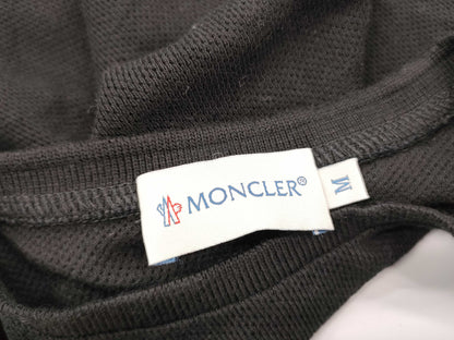MONCLER Frill T-shirt Black Tops
