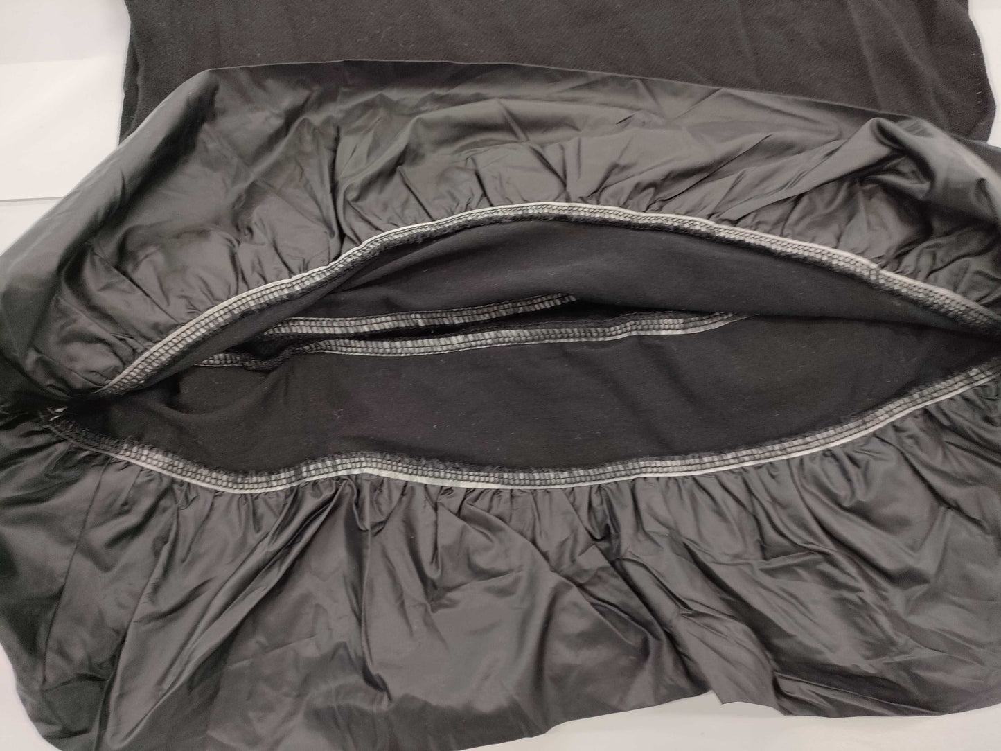 MONCLER Frill T-shirt Black Tops