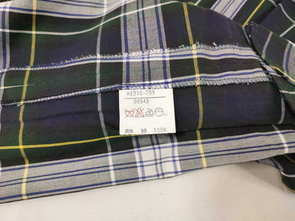 Yves Saint Laurent Wrap Skirt Check Skirt