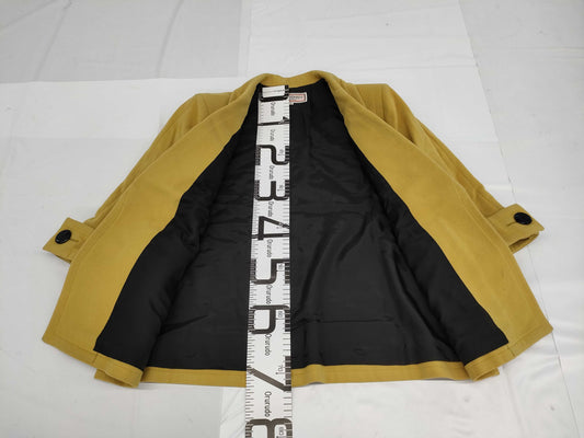 Yves Saint Laurent Long Coat Yellow Jacket