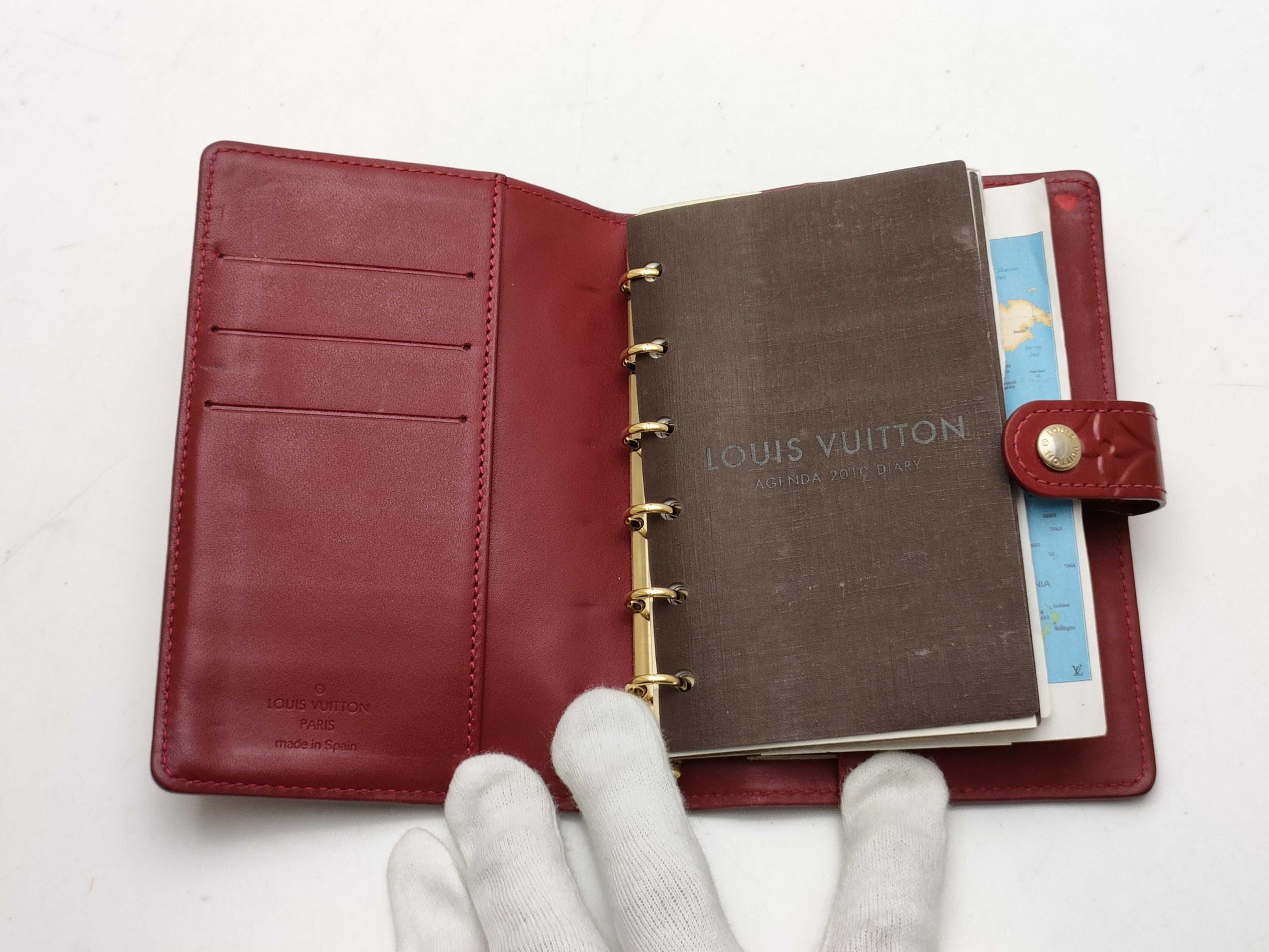 LOUIS VUITTON Verni Agenda PM Notebook Cover