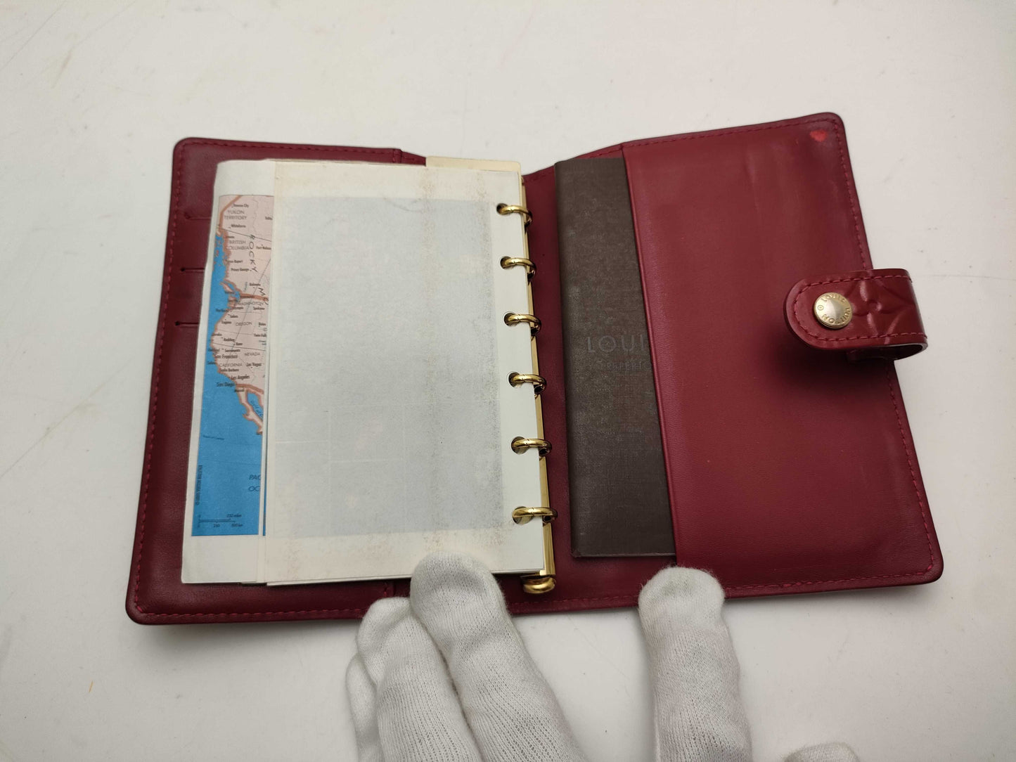 LOUIS VUITTON Verni Agenda PM Notebook Cover