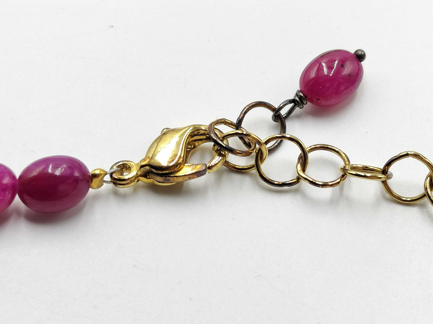 Colored Stone SV925 21.4g Necklace 