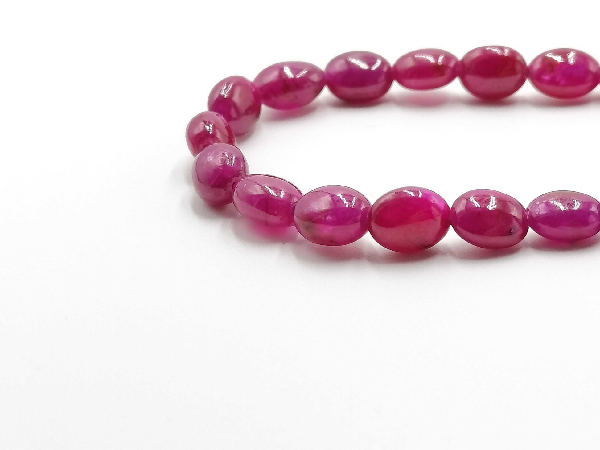 Colored Stone SV925 21.4g Necklace 