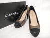 CHANEL Heel Coco Mark Pumps