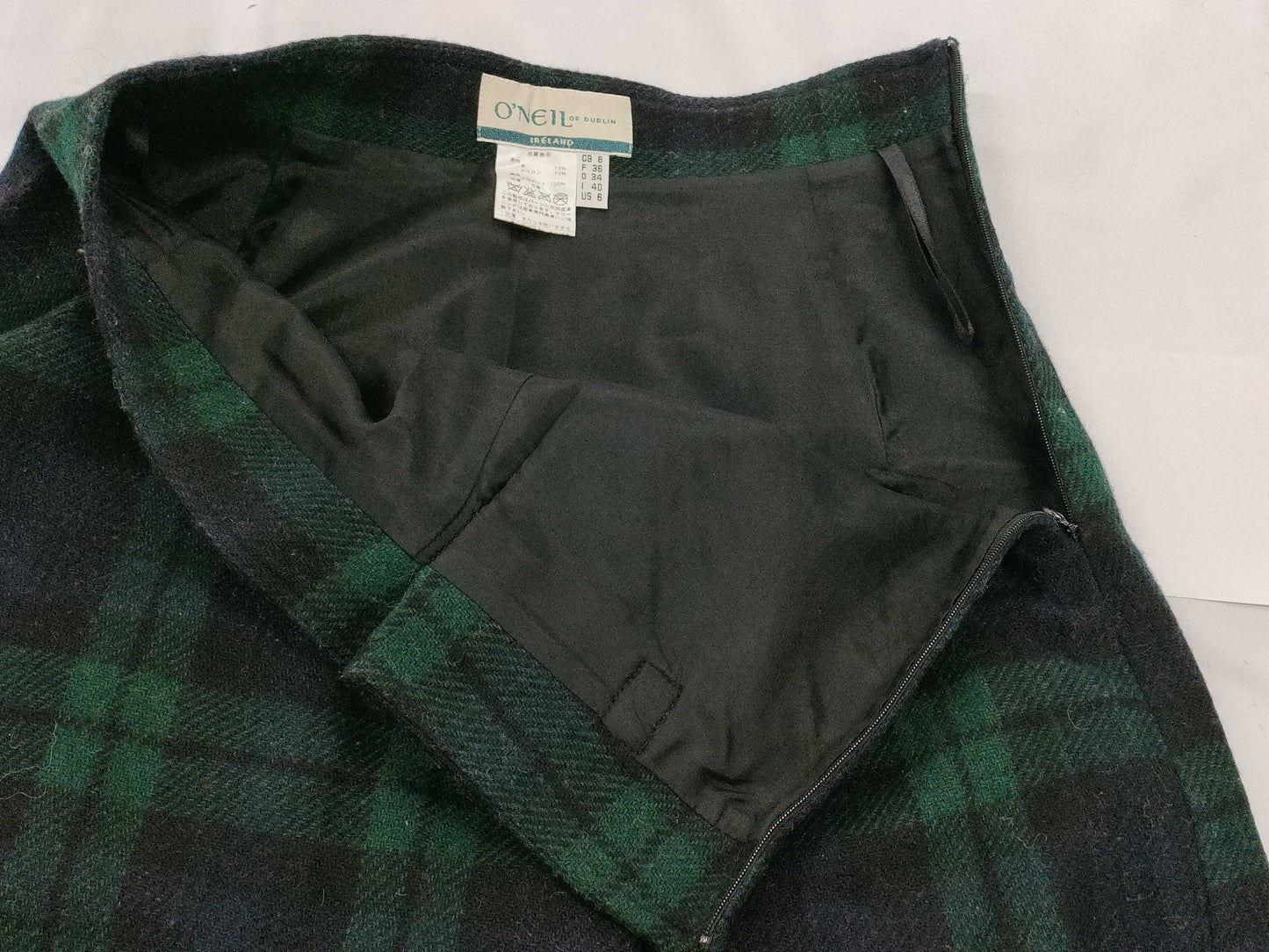 O'Neill of Dublin Check Skirt Skirt