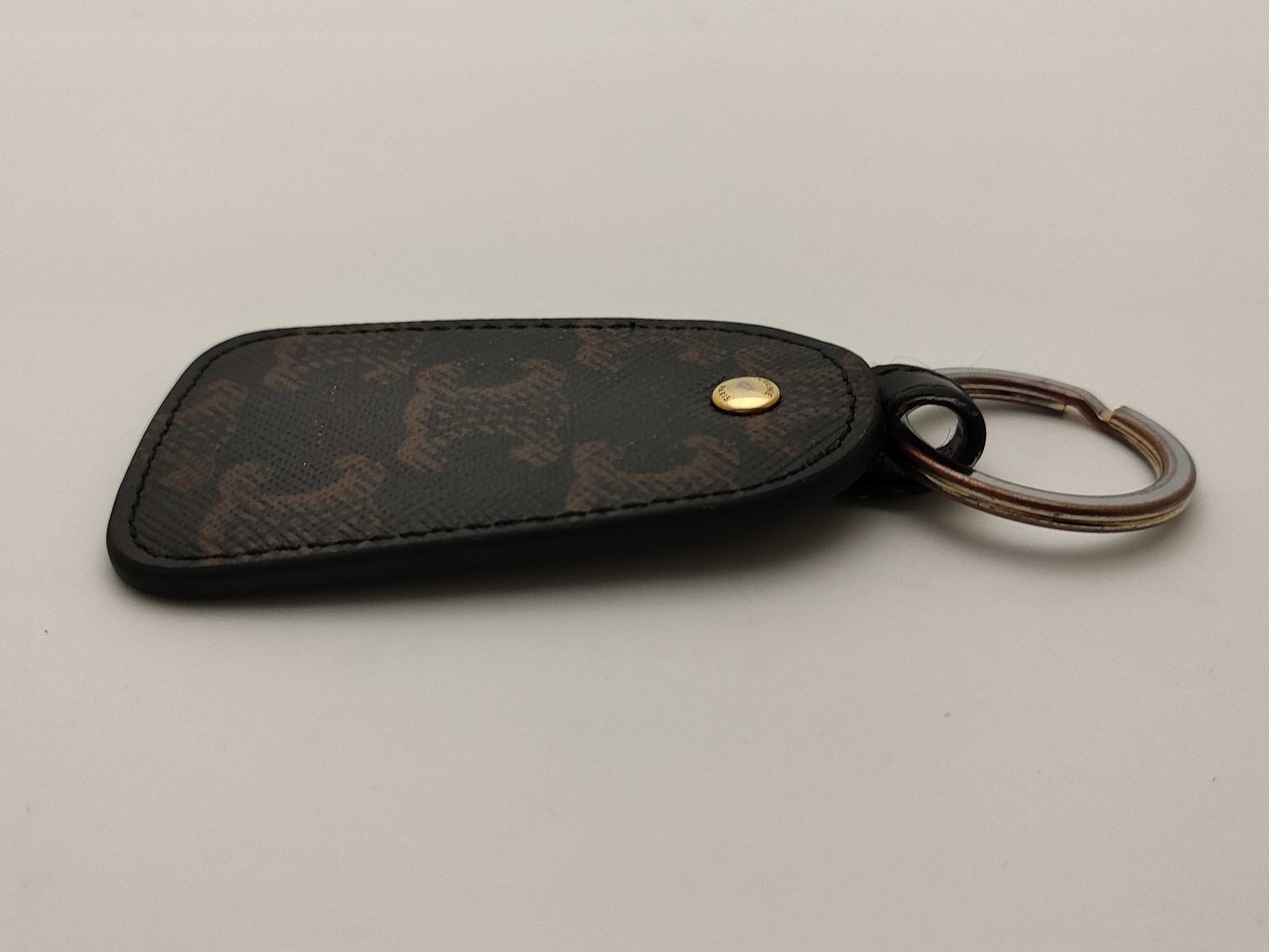 CELINE Macadam/Key Ring Key Case/Key Holder