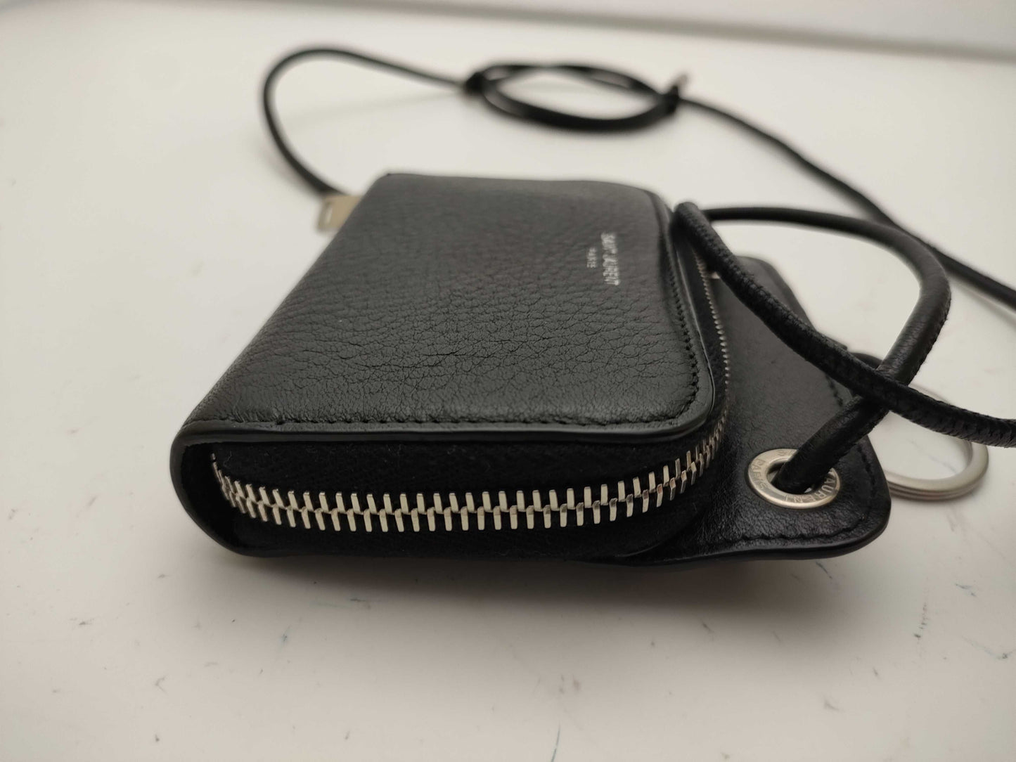 SAINT LAURENT Leather Strap Wallet