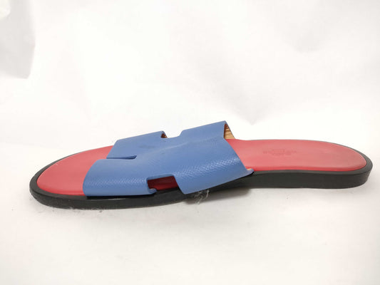 HERMES Izmir Blue x Red Sandals