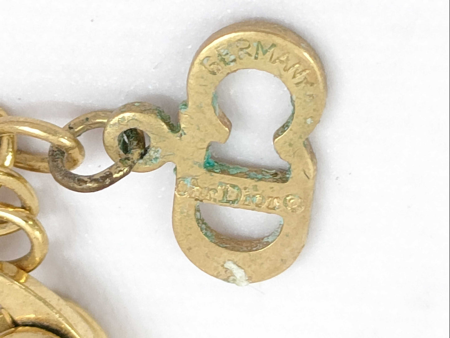 Dior CD logo necklace