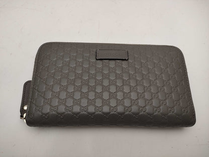 GUCCI Micro GG Shima Round Zip Wallet 449391