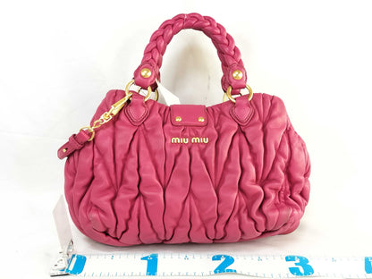 Miu Miu Leather 2-Way Handbag