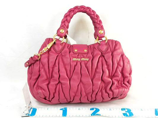 Miu Miu Leather 2-Way Handbag