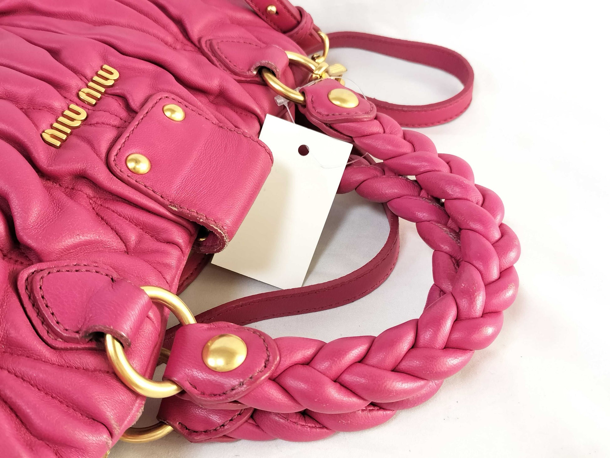 Miu Miu Leather 2-Way Handbag
