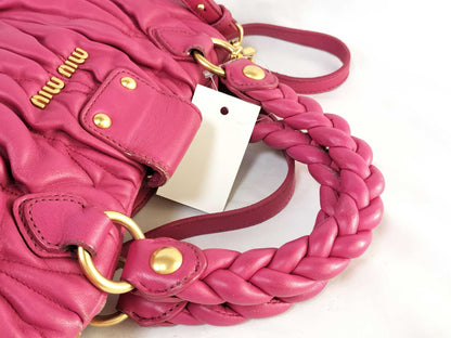 Miu Miu Leather 2-Way Handbag