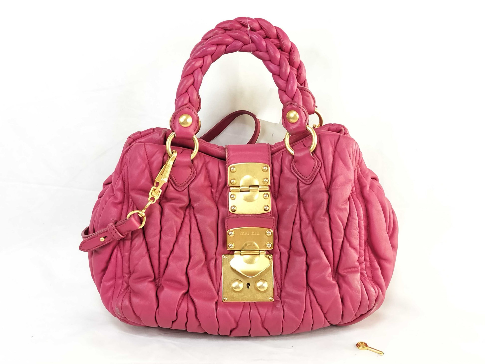 Miu Miu Leather 2-Way Handbag